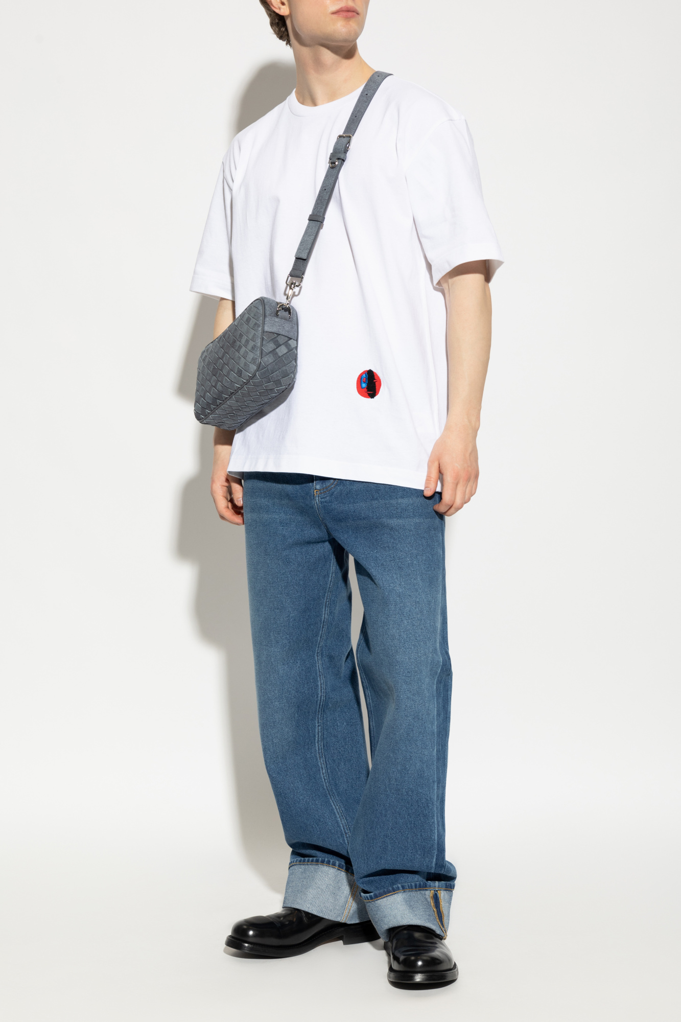 Bottega Veneta T-shirt with embroidery | Men's | Vitkac